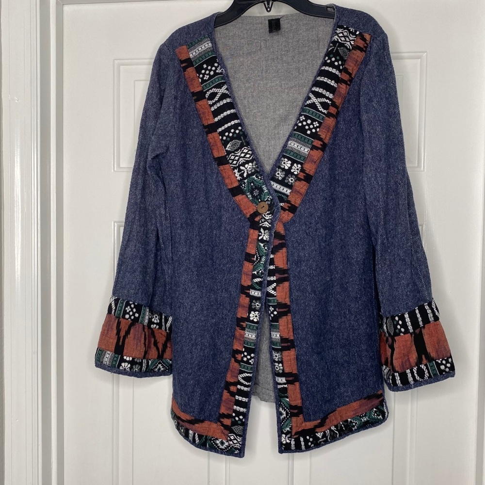 Tribal Denim Long Sleeve